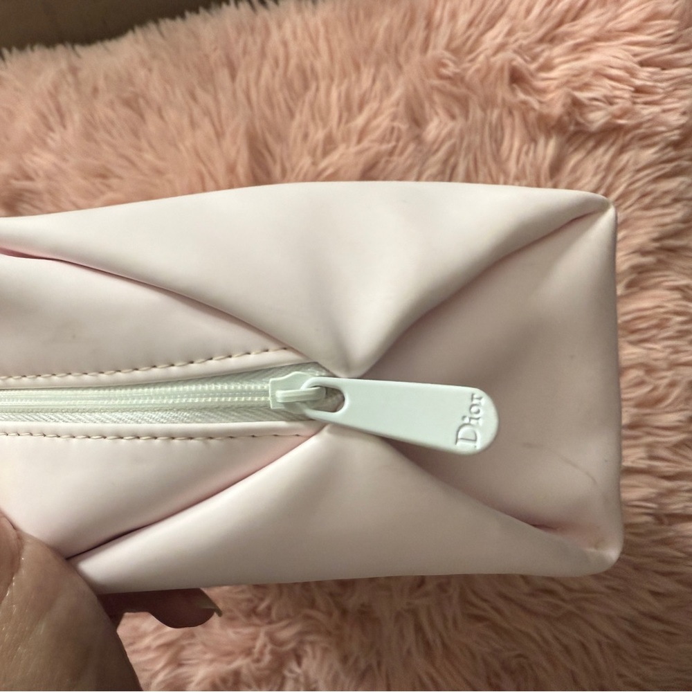 Dior White and Pink Makeup Pouch - Picture 4 of 8